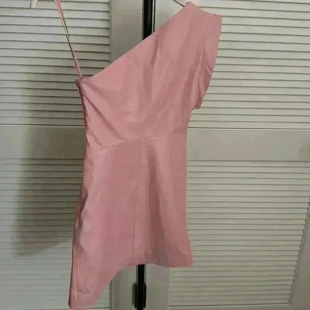 New NWT LAMARQUE X REVOLVE Corey Leather Orchid Pink - Picture 5 of 6